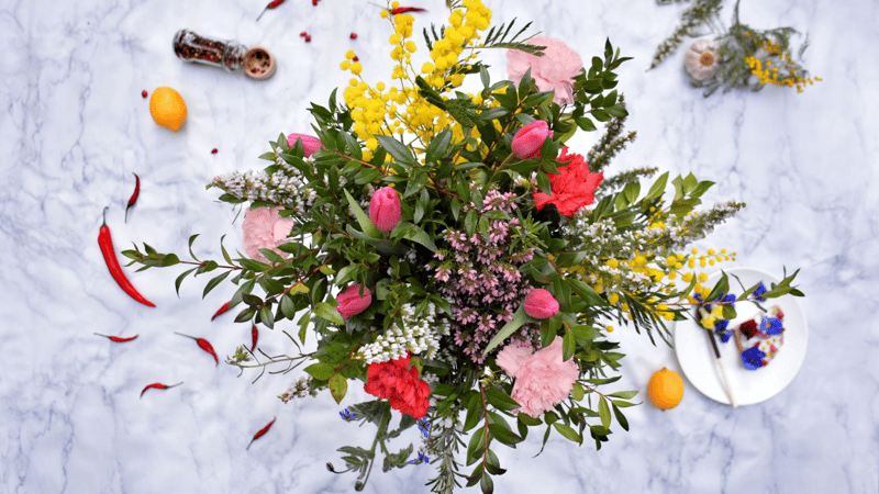 Atelier fleurs comestibles
