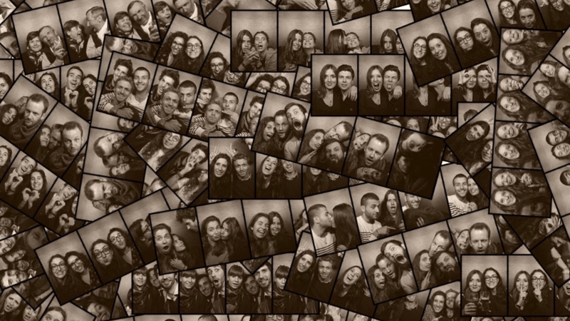 Photobooth de Noël : Cabine vintage