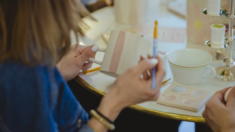 L'atelier peinture sur céramique