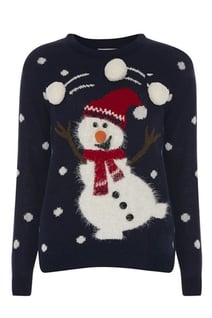 pull bonhomme de neige